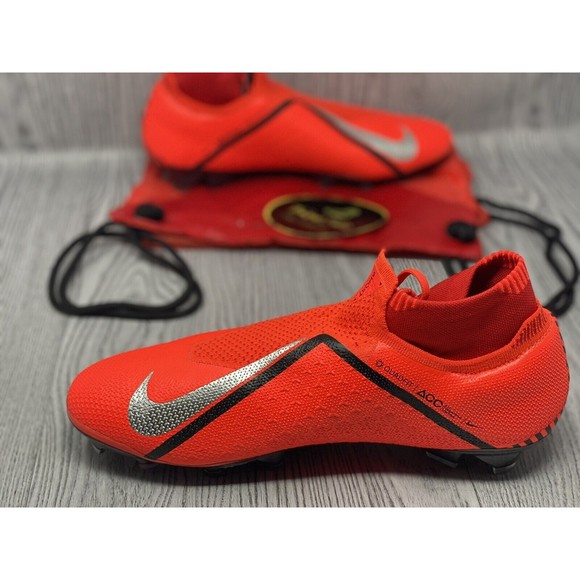 Nike Phantom Vision Elite DF FG Men\'s Soccer Cleats Crimson AO3262-600 Sz 12.5 main image 3